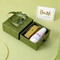 Vintage Luxury Green Lipstick Gift Box Customized Lipstick Packaging Box