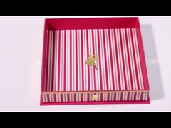 Luxury Customized Printing Lid And Base Chocolate Packaging Box With Ribbon and Divider Tray