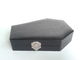 Wooden Pattern Custom Rigid  Jewelry Gift Boxes, Coated Paper Black Luxury Gift Packaging Boxes