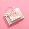 Pink Portable Gift Packaging Boxes Recyclable Customized with Drawer