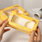 Customized Baking Egg Tart Packaging Box 4 Piece Disposable Paper Western Pastry Box