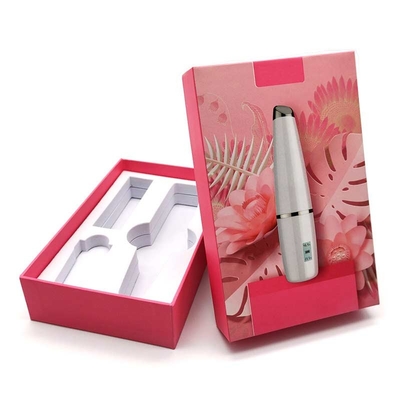 Custom skin massager packaging whitening liquid cosmetics printing cover paper box